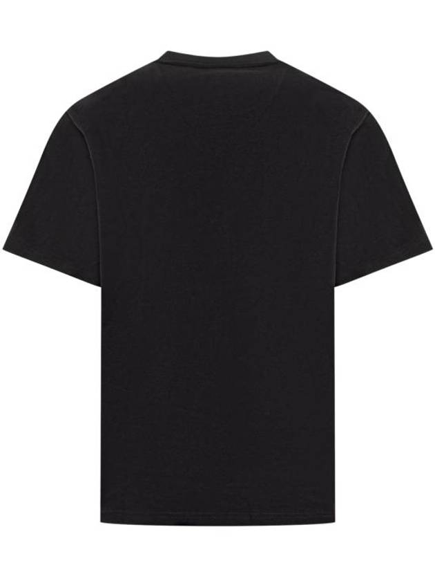 Embroidered Logo Short Sleeve T-Shirt Black - JW ANDERSON - BALAAN 3