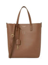 Shopping Toy Supple Leather Tote Bag Brown - SAINT LAURENT - BALAAN 2