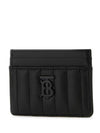 Quilted Leather Lola Card Wallet Black - BURBERRY - BALAAN 3