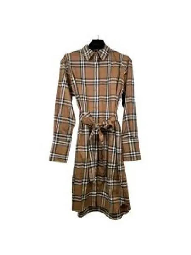 IVERY check belted women s shirt dress 80843091 - BURBERRY - BALAAN 1