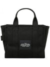 Logo Canvas Small Tote Bag Black - MARC JACOBS - BALAAN 4