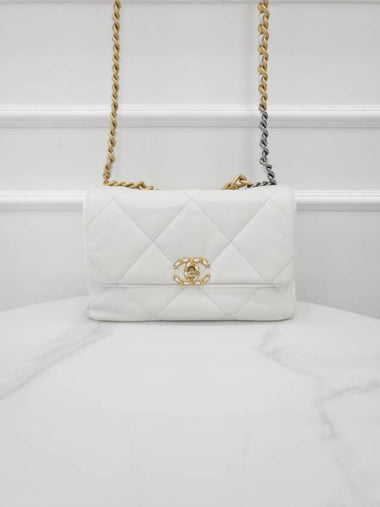 19Flap Bag White Large AS1161 - CHANEL - BALAAN 1