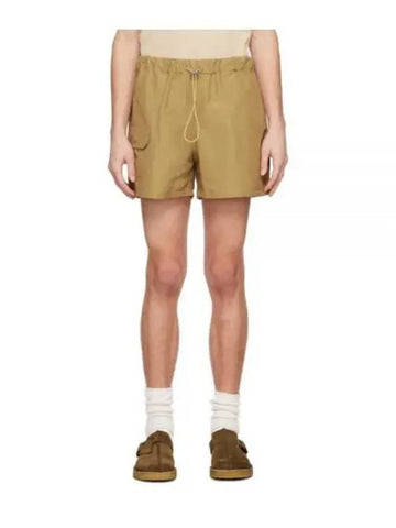 HOWLIN 24 DOPPLER EFFECT SHORTS KHAKI WATER REPELLENT NYLON - HOWLIN' - BALAAN 1