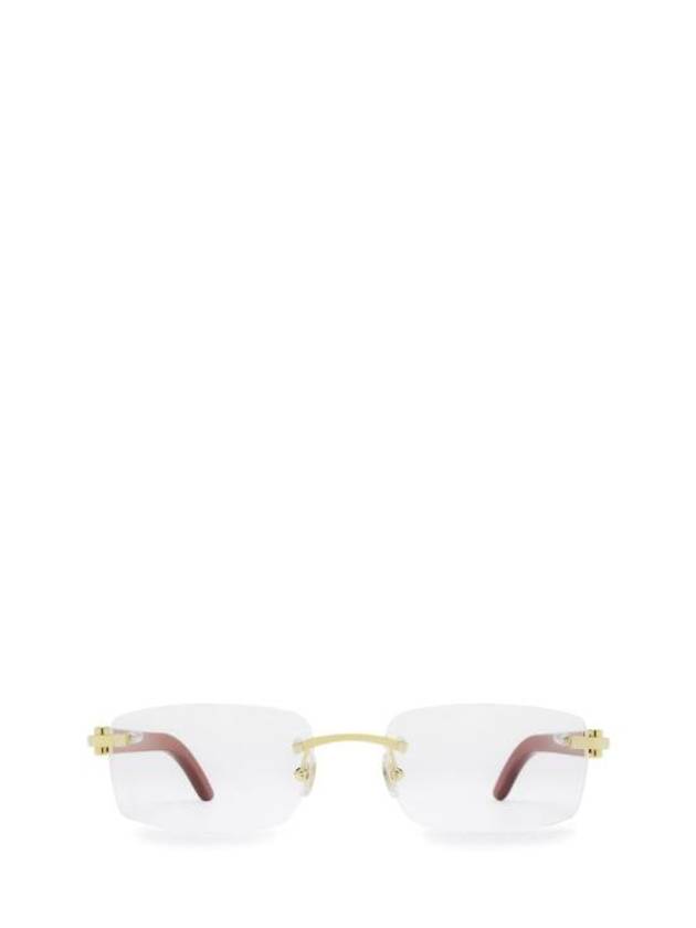 Sunglasses CT0052O 006 GOLD RED - CARTIER - BALAAN 1