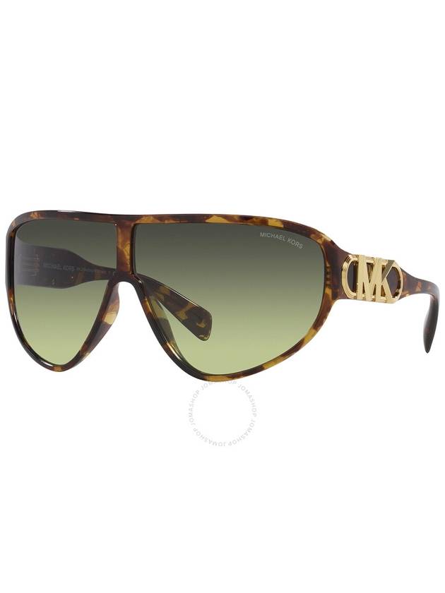 Michael Kors Empire Shield Green Gradient Shield Ladies Sunglasses MK2194 30060N 69 - MICHAEL KORS - BALAAN 1