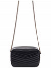 Lou Small Leather Cross Bag Black - SAINT LAURENT - BALAAN 5