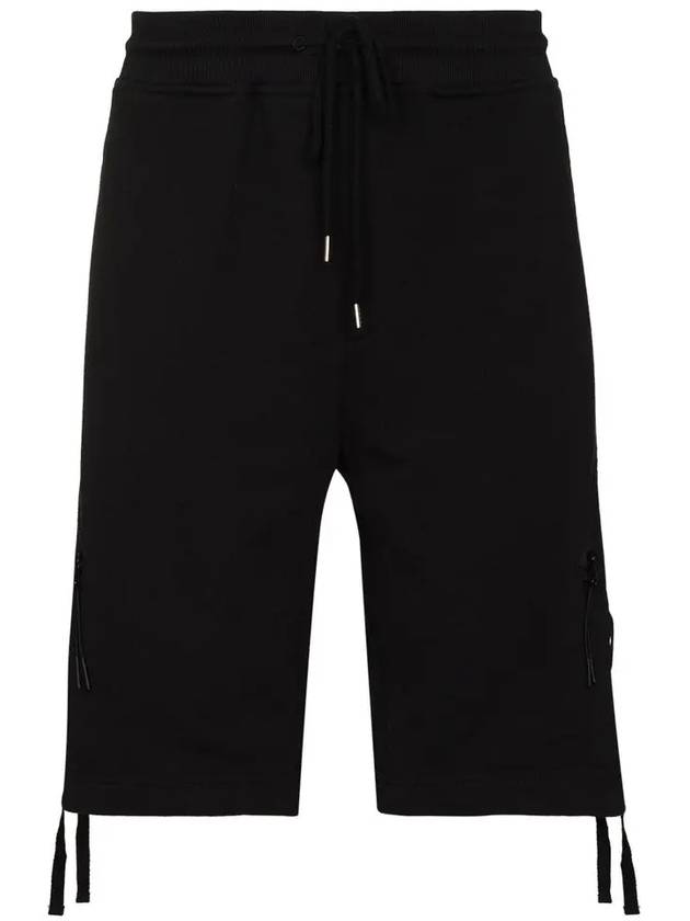 Lens Wappen Shorts Black - CP COMPANY - BALAAN 3