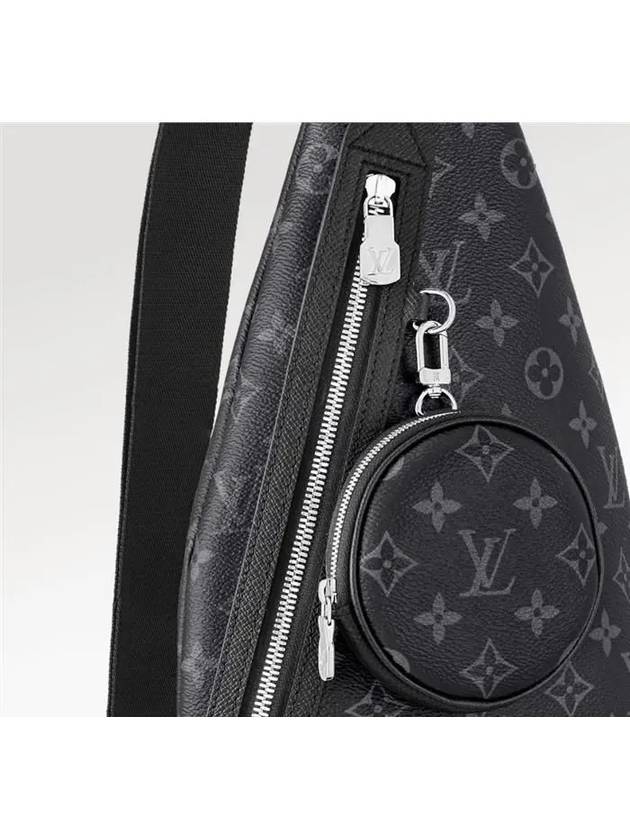 Duo Monogram Sling Bag Black - LOUIS VUITTON - BALAAN 4