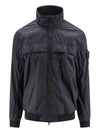 Garment Dyed Crinkle Reps R-Nylon Jacket Blue - STONE ISLAND - BALAAN 2