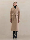 Show Collar Long Single Coat Camel - DEFEMME - BALAAN 1