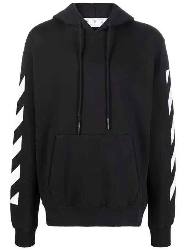 Diag Arrow Printing Hoodie Black - OFF WHITE - BALAAN 3