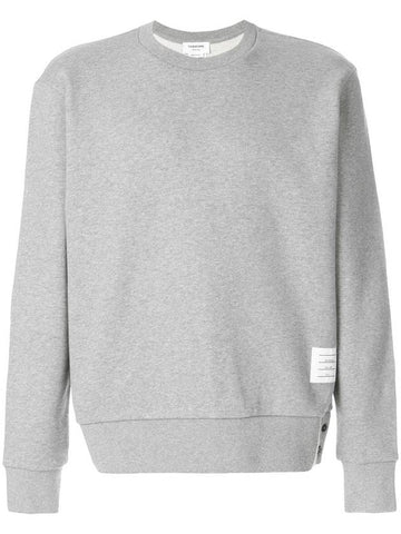 Center Back Stripe Crewneck Sweatshirt Light Grey - THOM BROWNE - BALAAN 1