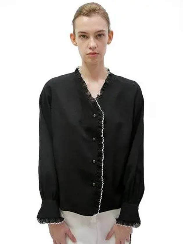 Prill Blouse Black - DAMAGE MNEMONIC - BALAAN 1