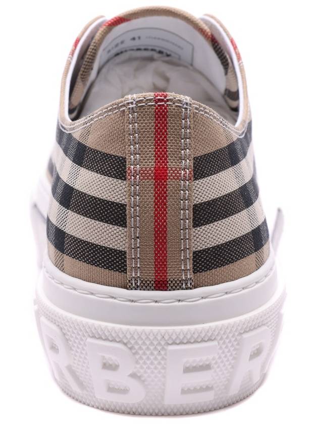 Vintage Check Cotton Sneakers Archive Beige - BURBERRY - BALAAN 5