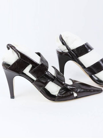 Women's Point Leather Shoes Sandals Heel 630187 VBP10 - BOTTEGA VENETA - BALAAN 1