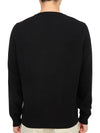 Men's Crew Neck Cashmere Knit Top Black - DRUMOHR - BALAAN 5