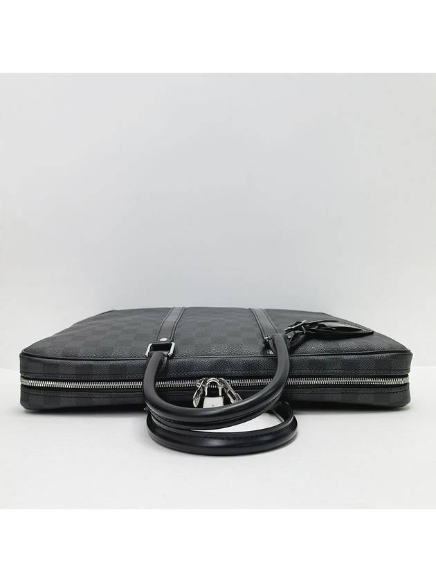 Black Damier Porte Documeng Voyage PM Men s Briefcase 4ALVB3234 - LOUIS VUITTON - BALAAN 4