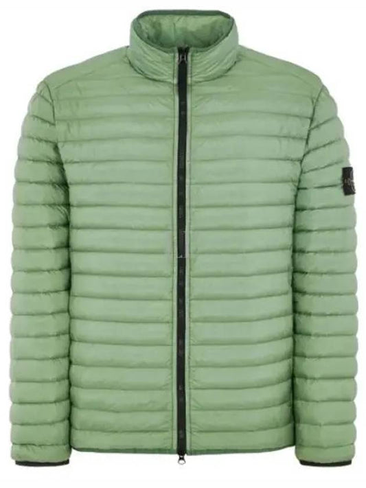 Room Woven Chamber Recycled Nylon Down Padding Hooded Jacket Green - STONE ISLAND - BALAAN 2