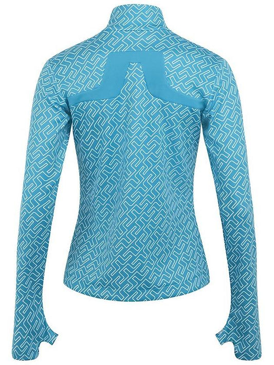 Golf Zip Jacket Alice Print Midlayer GWJS06068 O448 - J.LINDEBERG - BALAAN 2