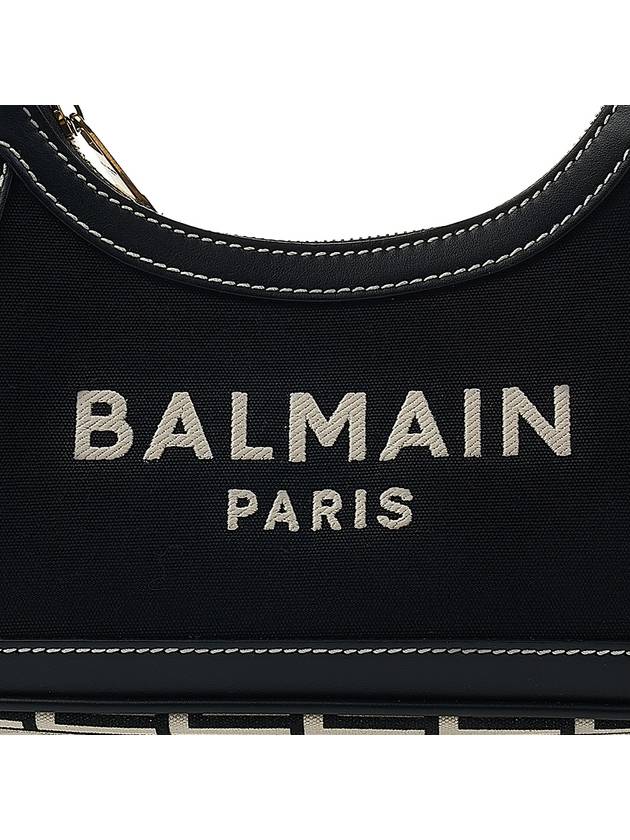 B-Army Logo Monogram Shoulder Bag Black - BALMAIN - BALAAN 7