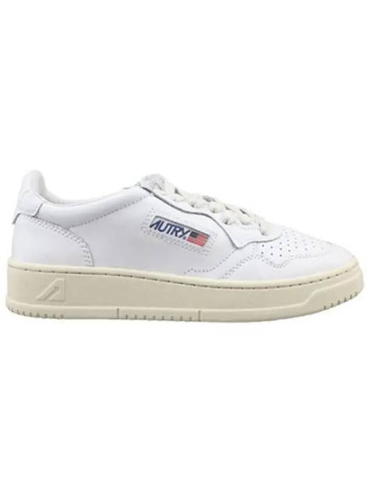 Medalist Leather Low Top Sneakers White - AUTRY - BALAAN 2