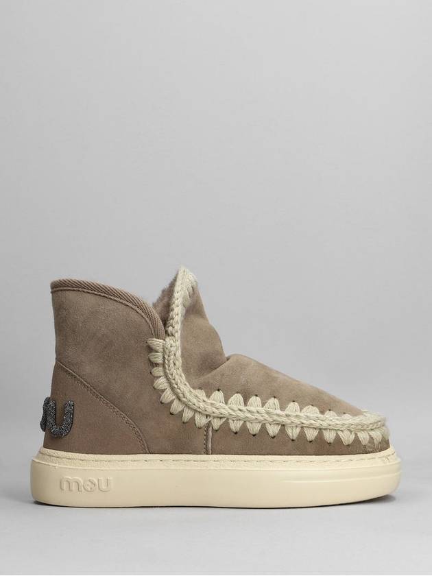 Mou Eskimo Sneaker Bold Low Heels Ankle Boots - MOU - BALAAN 1