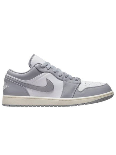 Air Jordan 1 Low Top Sneakers Grey - NIKE - BALAAN 1