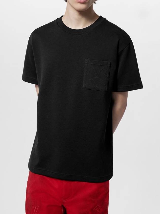 Pique Cotton T Shirt 1AFBAO - LOUIS VUITTON - BALAAN 3