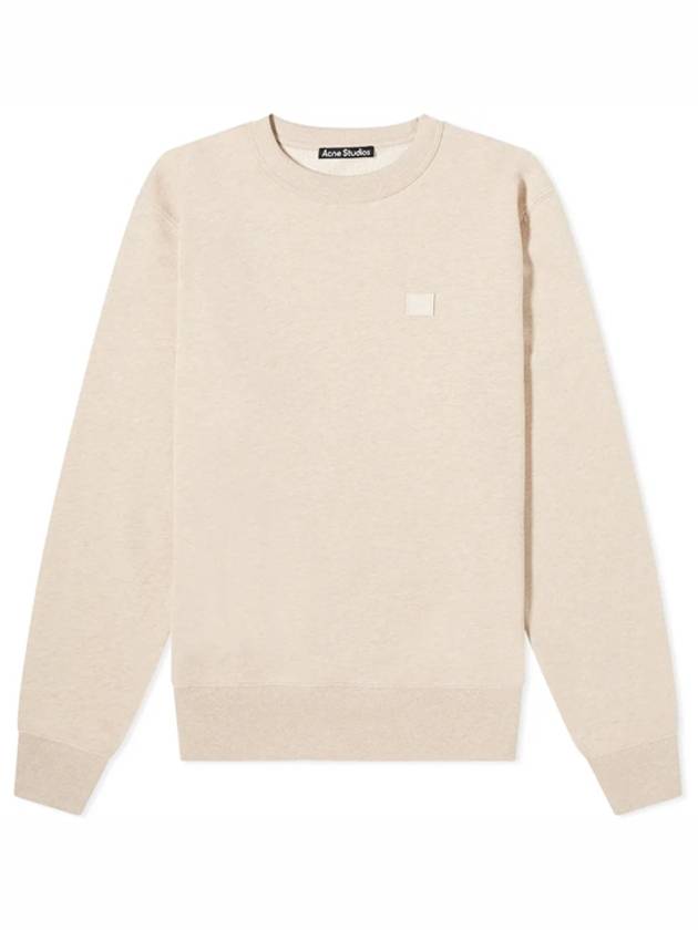 Face Patch Sweatshirt Oatmeal - ACNE STUDIOS - BALAAN 2