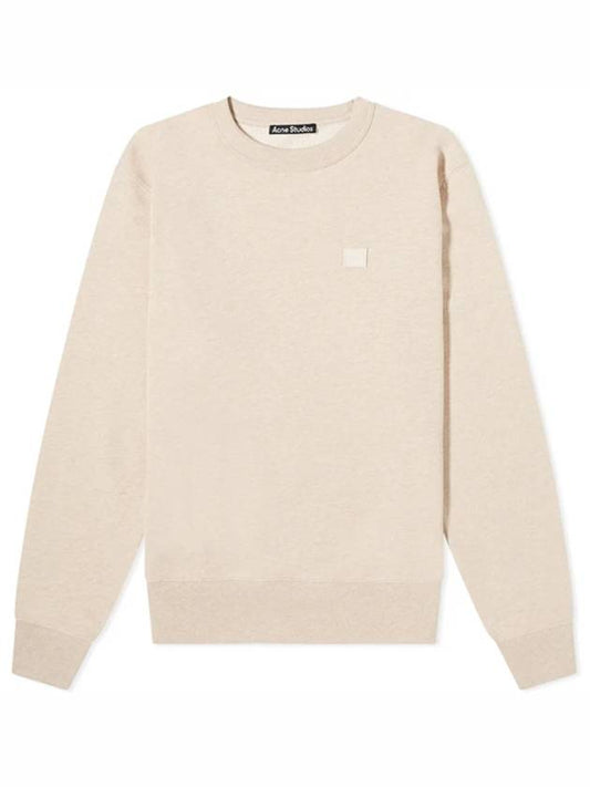 Face Patch Sweatshirt Oatmeal - ACNE STUDIOS - BALAAN 2