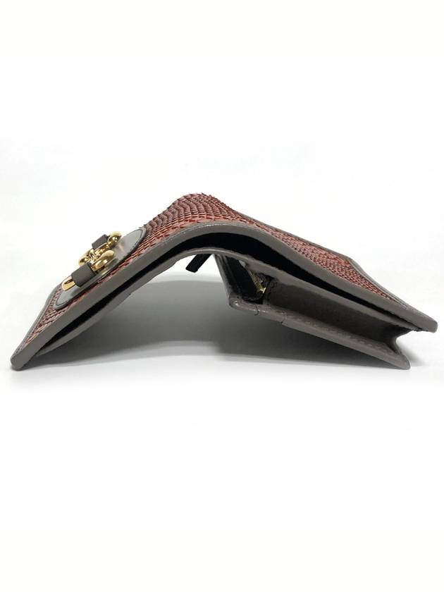 Horsebit 1955 Python Half Wallet Brown - GUCCI - BALAAN 8