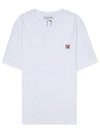 Fox Head Patch Classic Short Sleeve T-Shirt White - MAISON KITSUNE - BALAAN 2