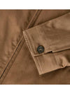 Taga Twill Cotton Zip-Up Jacket Brown - LORO PIANA - BALAAN 6