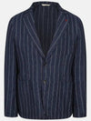 Men's Linen Striped Jacket MMJAM5T34 771 - AT.P.CO - BALAAN 1