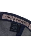 Viv Skate Crystal Buckle Denim Ball Cap Navy - ROGER VIVIER - BALAAN 11