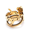 Typo Ring Gold - BALENCIAGA - BALAAN 7