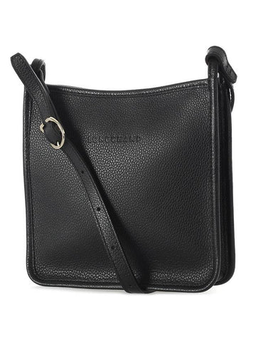 Le Flonne Leather Cross Bag Black - LONGCHAMP - BALAAN 1