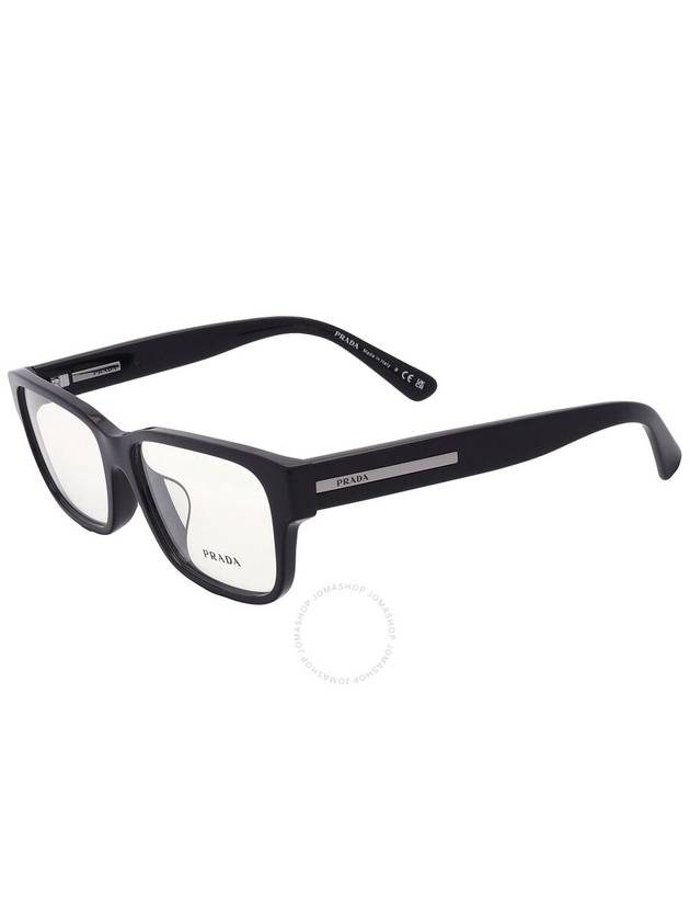 Prada Demo Rectangular Men's Eyeglasses PR 18ZVF 1AB1O1 57 - PRADA - BALAAN 3