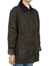 Classic Beadnell Wax Jacket Olive - BARBOUR - BALAAN 7