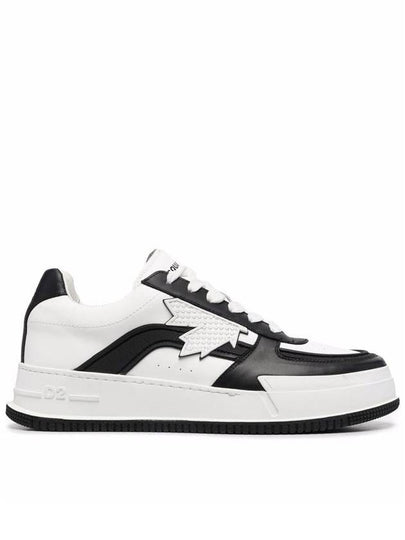 Canadian low-top sneakers white black - DSQUARED2 - BALAAN 2