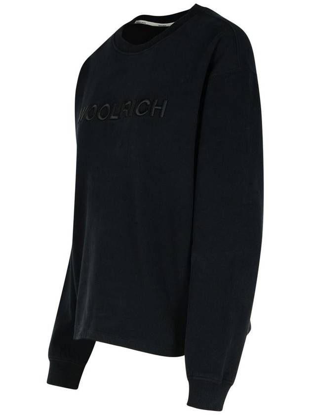 Woolrich Black Cotton Sweatshirt - WOOLRICH - BALAAN 2