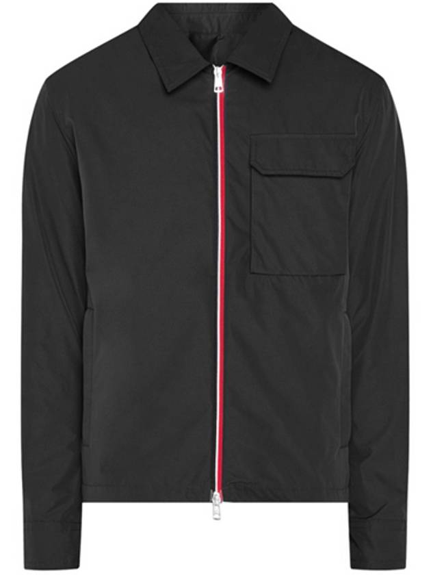 Epte Logo Patch Flap Pocket Zip Up Jacket Black - MONCLER - BALAAN 2