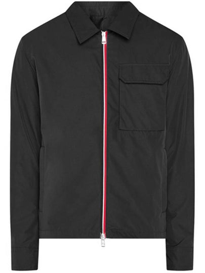 Epte Logo Patch Flap Pocket Zip Up Jacket Black - MONCLER - BALAAN 2