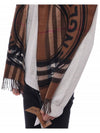 Cashmere Print Scarf Brown - BURBERRY - BALAAN 6