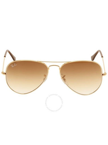 Ray Ban Aviator Gradient Light Brown Pilot Unisex Sunglasses RB3025 001/51 55 - RAY-BAN - BALAAN 1