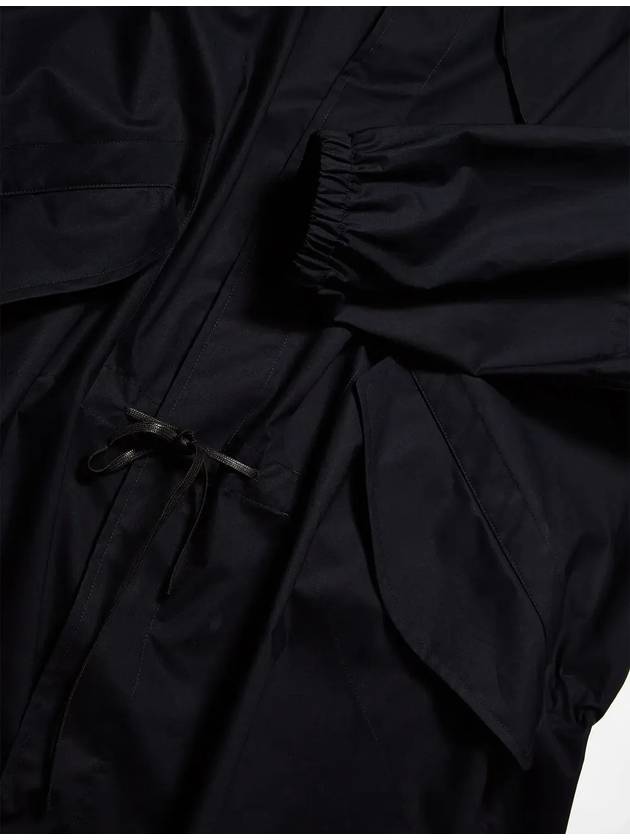 Poplin Water Repellant Parka Navy - JIL SANDER - BALAAN 5