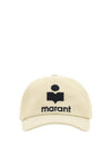 Tyron Logo Cotton Ball Cap Ecru - ISABEL MARANT - BALAAN 2