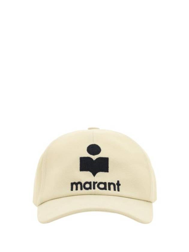 Tyron Logo Cotton Ball Cap Ecru - ISABEL MARANT - BALAAN 2