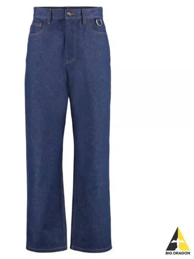 Women s Denim Straight Pants FLP651ALC1 - FENDI - BALAAN 1