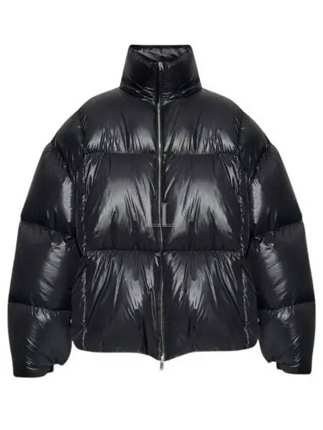 Zip Up Padding Black - JIL SANDER - BALAAN 2